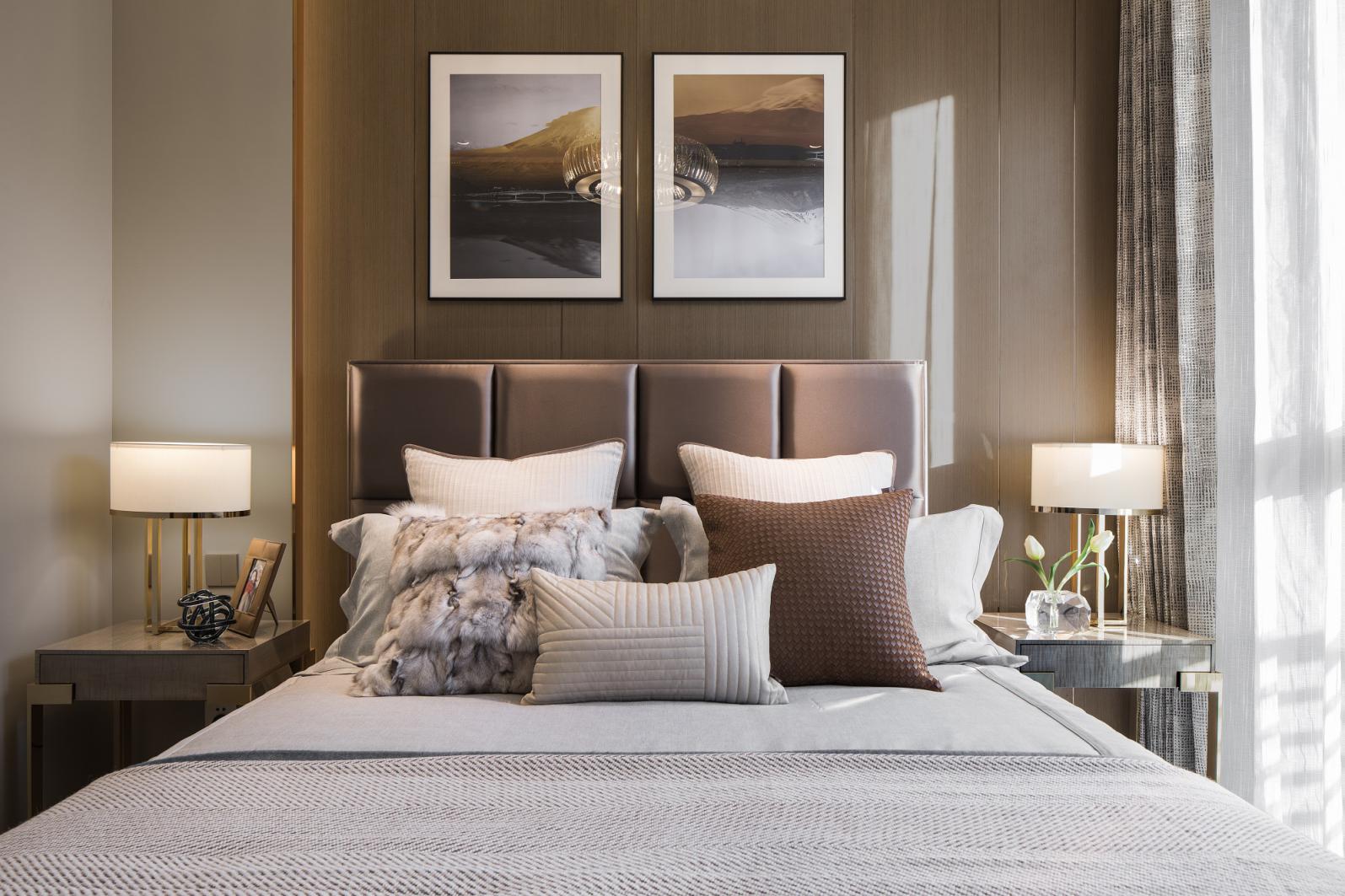 歐式輕奢風格室內設計家裝案例-客臥 歐式輕奢風格室內設計家裝案例-客臥