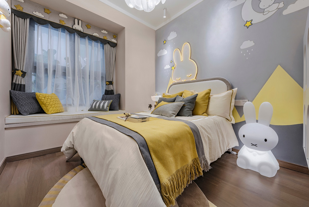 現(xiàn)代簡約風(fēng)格室內(nèi)家裝案例效果圖-兒童房 現(xiàn)代簡約風(fēng)格室內(nèi)家裝案例效果圖-兒童房