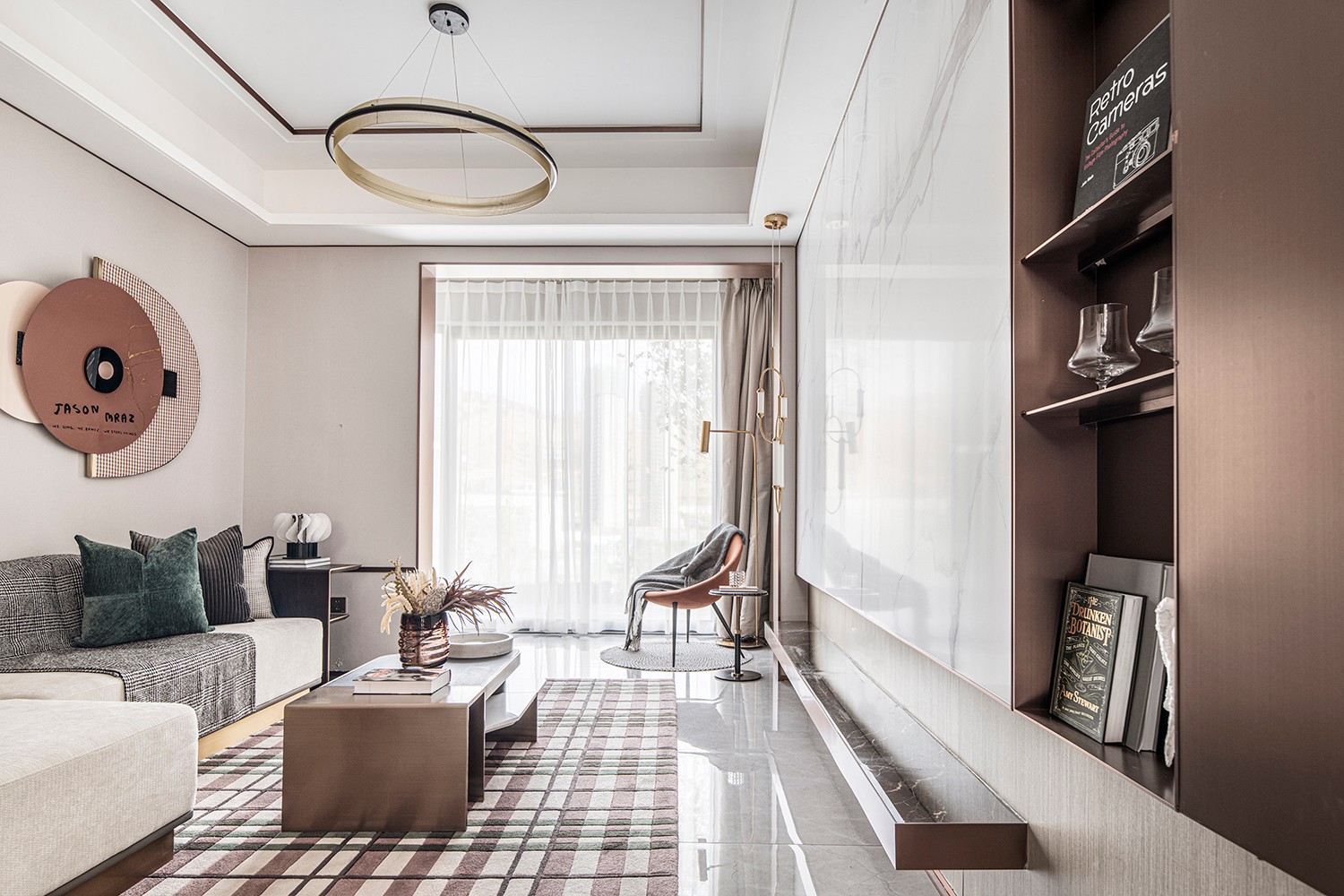 現(xiàn)代輕奢風(fēng)格室內(nèi)設(shè)計家裝案例-客廳 現(xiàn)代輕奢風(fēng)格室內(nèi)設(shè)計家裝案例-客廳