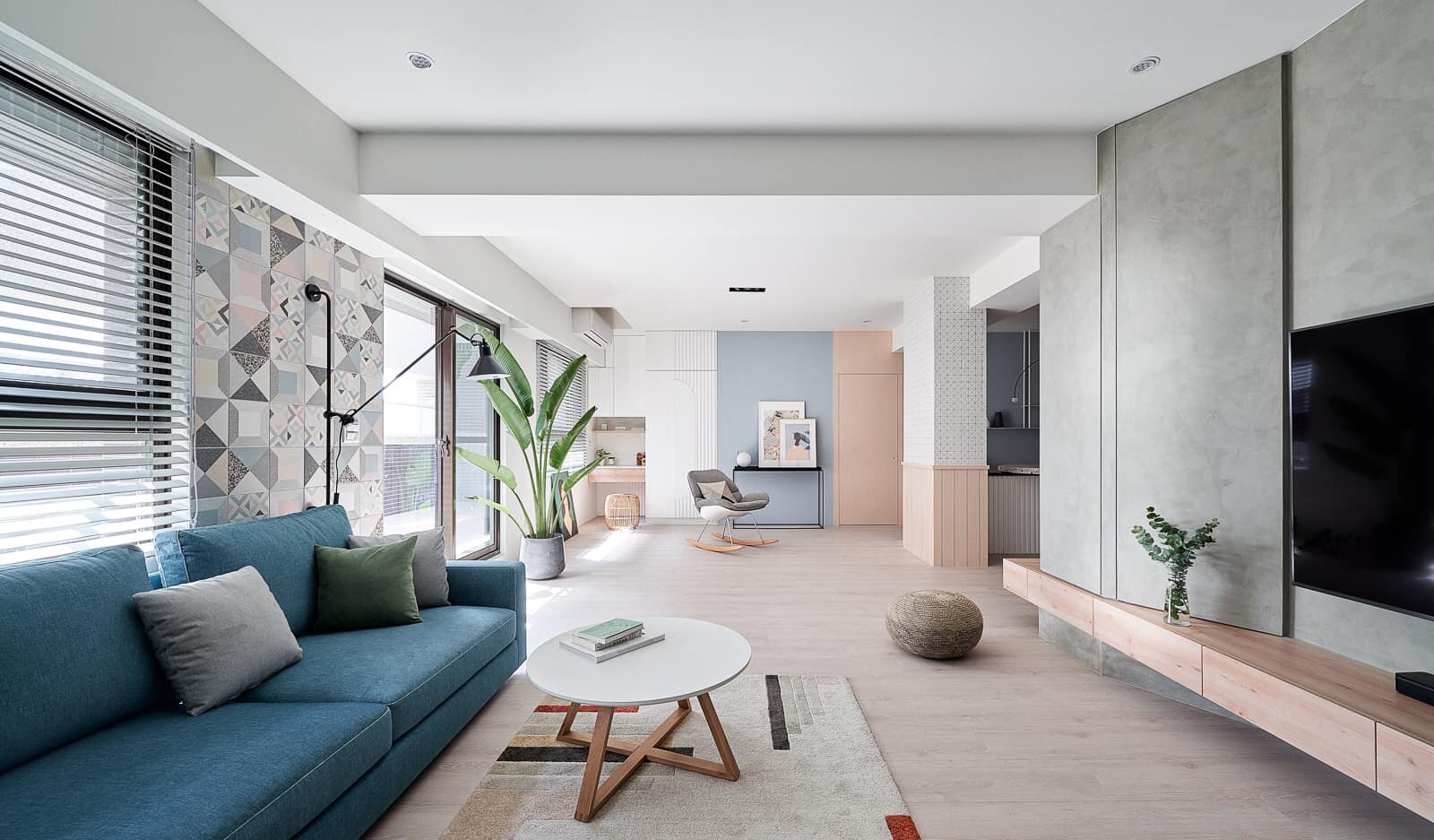 現代簡約風格室內家裝案例效果圖-客廳 現代簡約風格室內家裝案例效果圖-客廳