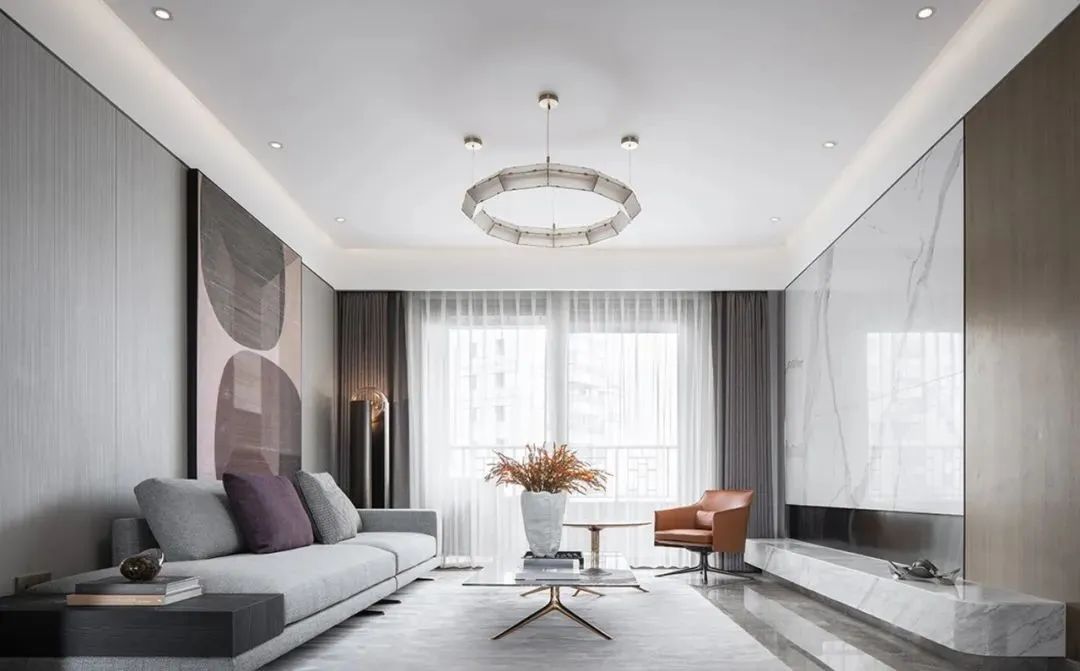 現代簡約風格室內設計家裝案例-客廳 現代簡約風格室內設計家裝案例-客廳