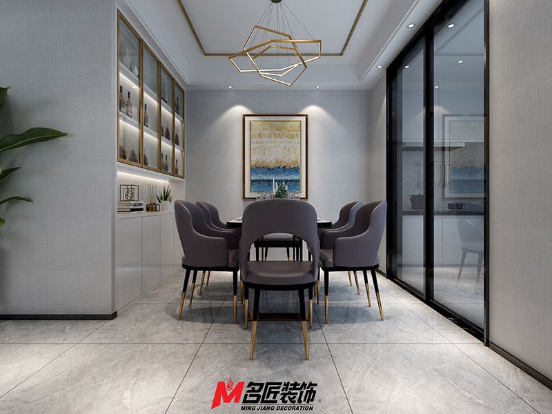 臺(tái)州市濱海灣花苑輕奢風(fēng)格三居室裝修案例