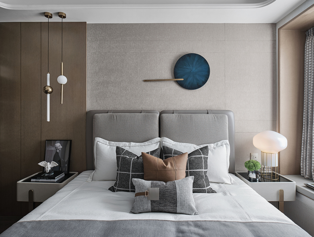 現代簡約風格室內設計家裝案例-臥室 現代簡約風格室內設計家裝案例-臥室