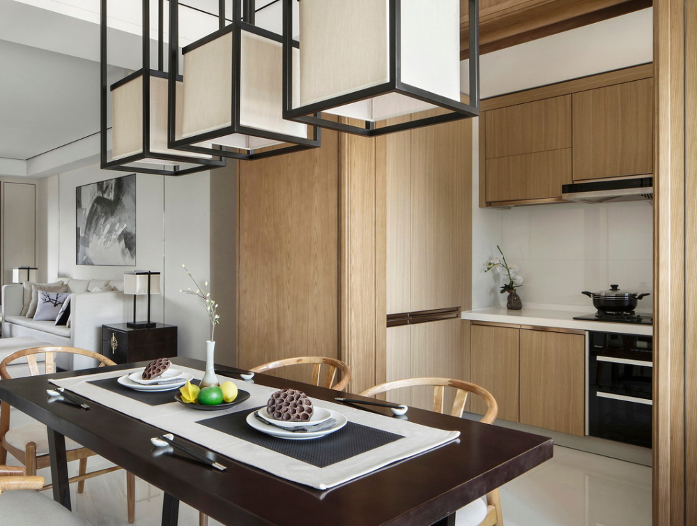 新中式風格室內設計家裝案例-餐廳 新中式風格室內設計家裝案例-餐廳