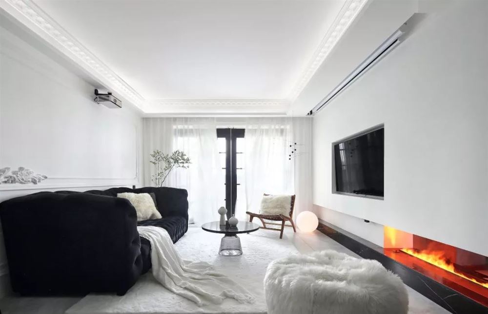 佛山市招商依云國際北歐風格三居室裝修案例