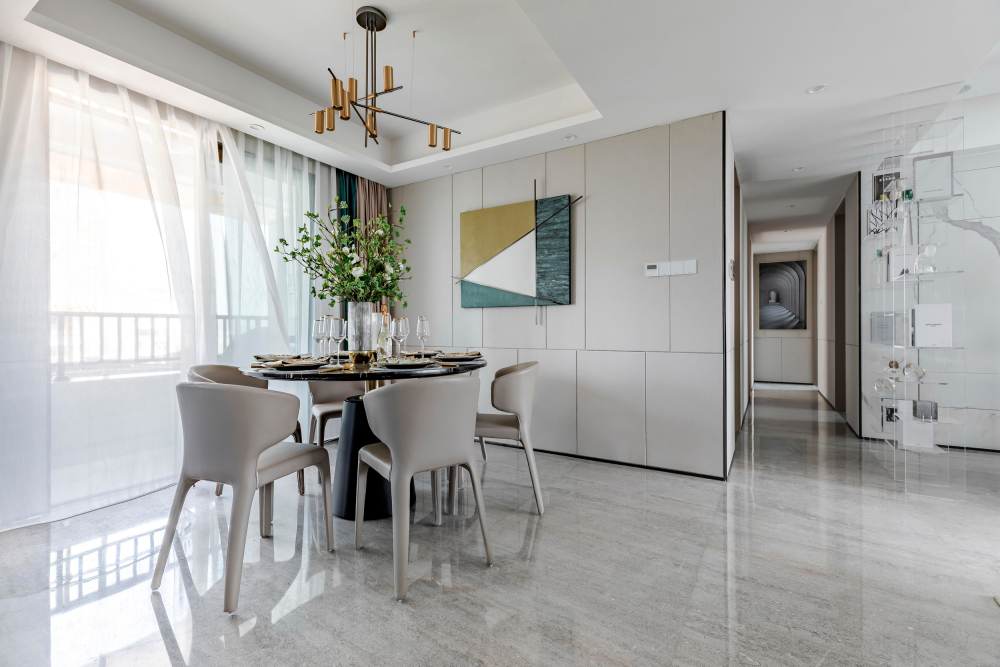 現(xiàn)代輕奢風(fēng)格室內(nèi)設(shè)計(jì)家裝案例-餐廳 現(xiàn)代輕奢風(fēng)格室內(nèi)設(shè)計(jì)家裝案例-餐廳
