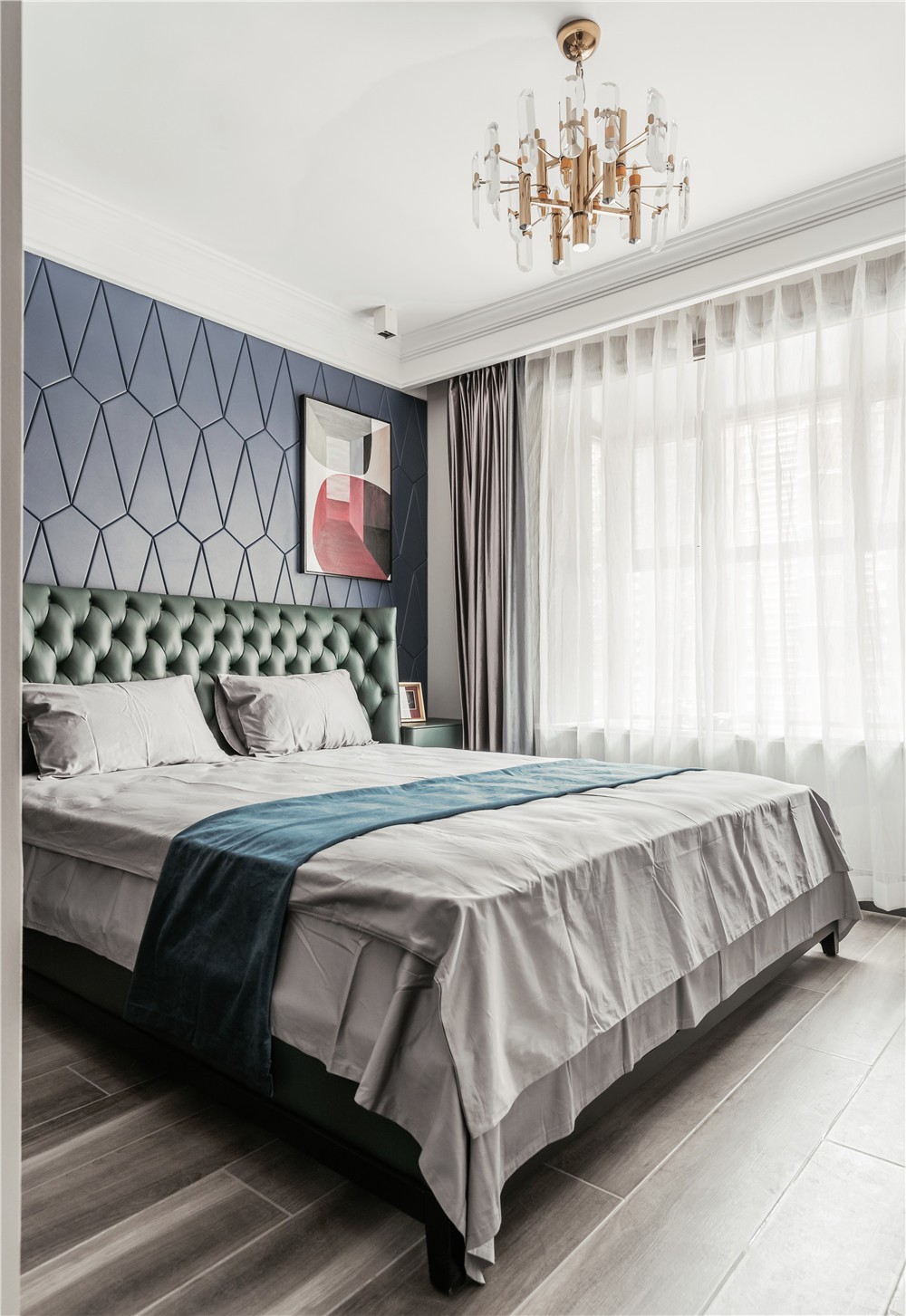 現(xiàn)代輕奢風(fēng)格家裝設(shè)計室內(nèi)裝修效果圖-臥室 現(xiàn)代輕奢風(fēng)格家裝設(shè)計室內(nèi)裝修效果圖-臥室