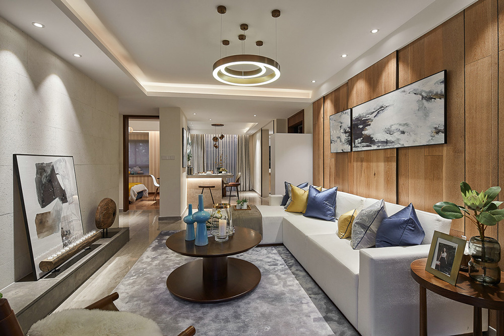 錦和花園三居111平米輕奢風格室內(nèi)裝修案例-客廳 錦和花園三居111平米輕奢風格室內(nèi)裝修案例-客廳