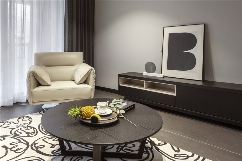 裝修案例現代輕奢風格室內裝修效果圖-客廳茶幾 裝修案例現代輕奢風格室內裝修效果圖-客廳茶幾