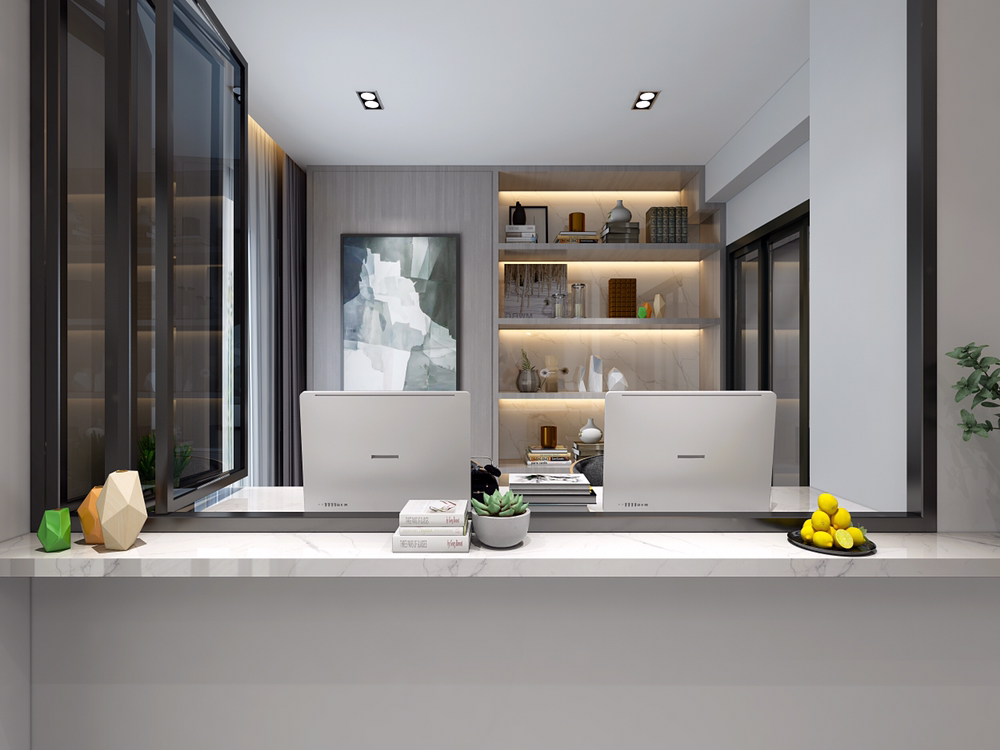 裝修案例現代輕奢風格室內裝修效果圖-餐廳 裝修案例現代輕奢風格室內裝修效果圖-餐廳