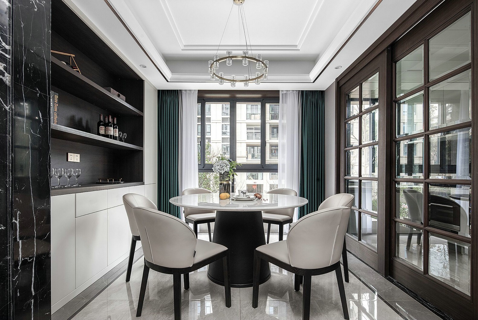 現代歐式風格家裝設計室內裝修效果圖-餐廳 現代歐式風格家裝設計室內裝修效果圖-餐廳