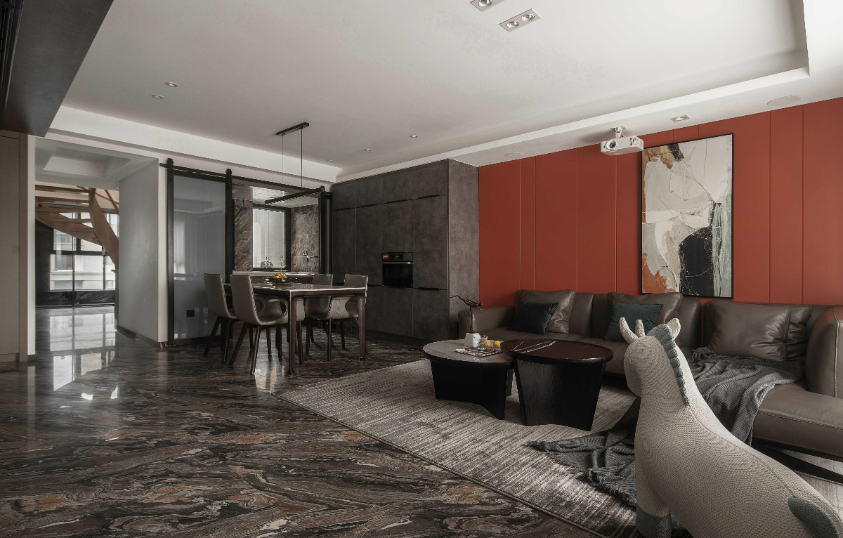 現代簡約風格室內設計家裝案例-客餐廳 現代簡約風格室內設計家裝案例-客餐廳