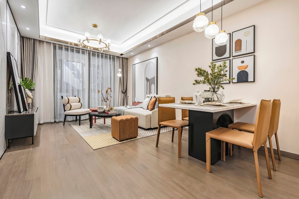 佛山市萬科金域時光(商業(yè))現(xiàn)代簡約風(fēng)格三居室裝修案例