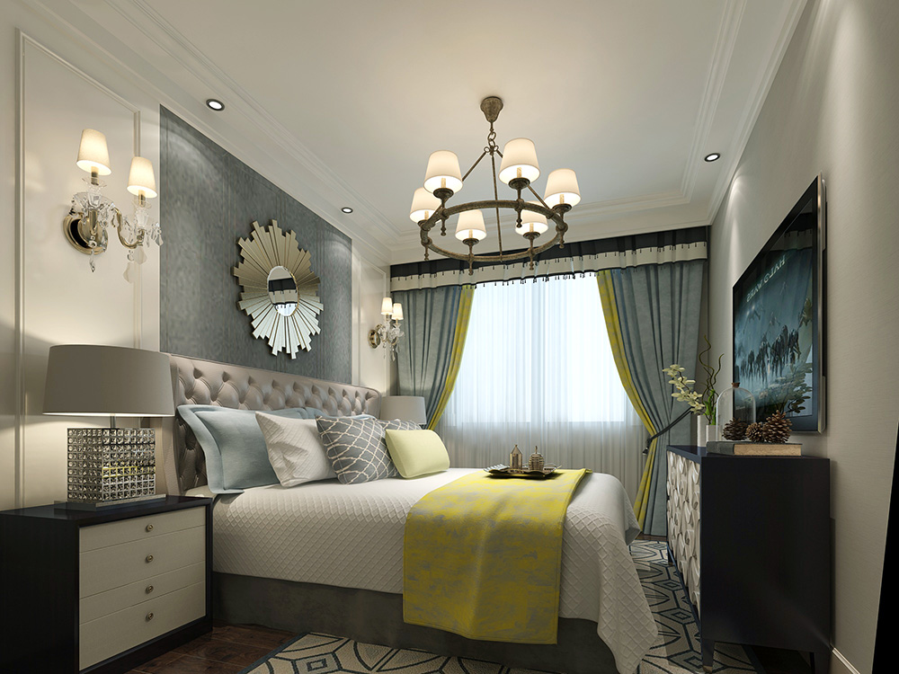 裝修公司歐式風格室內裝修效果圖-次臥 裝修公司歐式風格室內裝修效果圖-次臥