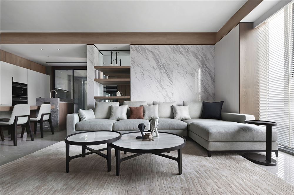 佛山市保利中央公園現代簡約風格四居室裝修案例