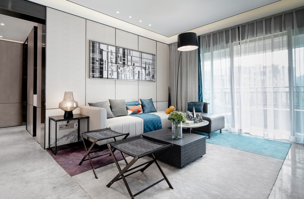 現代簡約風格室內設計家裝案例-客廳 現代簡約風格室內設計家裝案例-客廳