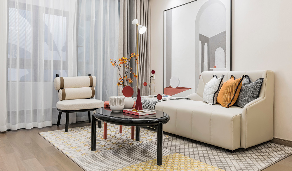 現(xiàn)代簡約風(fēng)格室內(nèi)家裝案例效果圖-客廳 現(xiàn)代簡約風(fēng)格室內(nèi)家裝案例效果圖-客廳