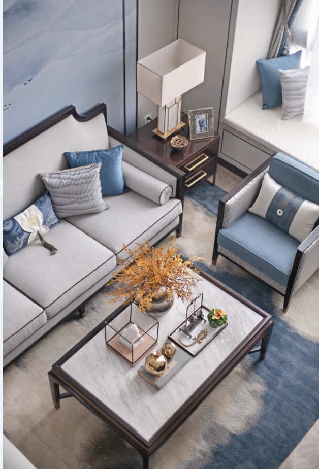 裝修案例新中式風格室內裝修效果圖-客廳 裝修案例新中式風格室內裝修效果圖-客廳