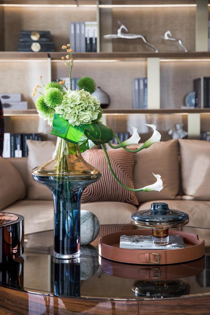 歐式輕奢風格室內設計家裝案例-客廳茶幾 歐式輕奢風格室內設計家裝案例-客廳茶幾