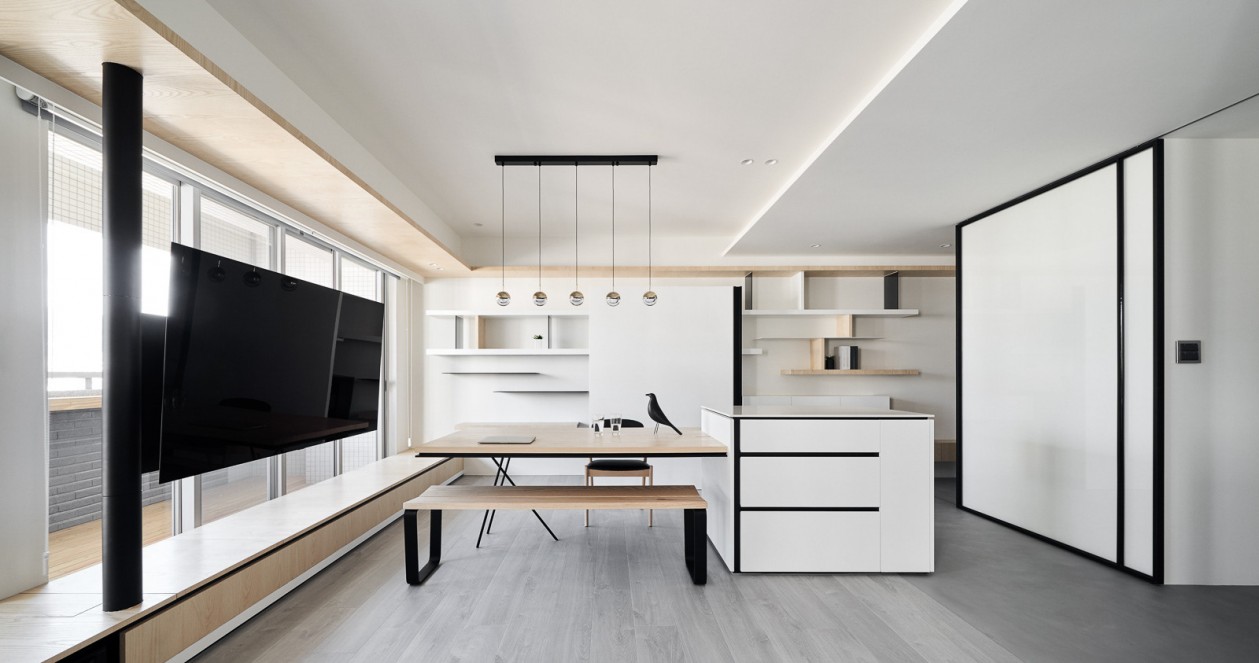 現代簡約風格室內設計家裝案例-客廳電視 現代簡約風格室內設計家裝案例-客廳電視