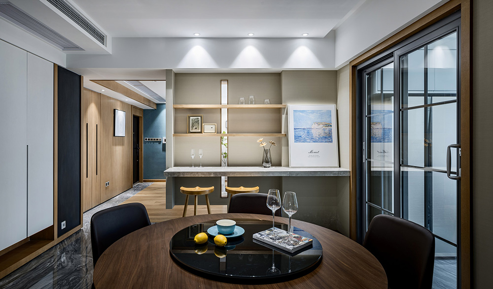 現(xiàn)代簡約風(fēng)格室內(nèi)裝修設(shè)計效果圖-保利碧桂園悅公館三居176平米-室內(nèi)裝修設(shè)計吧臺 現(xiàn)代簡約風(fēng)格室內(nèi)裝修設(shè)計效果圖-保利碧桂園悅公館三居176平米-室內(nèi)裝修設(shè)計吧臺