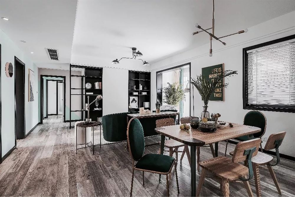 佛山市招商樾園北歐風格三居室裝修案例