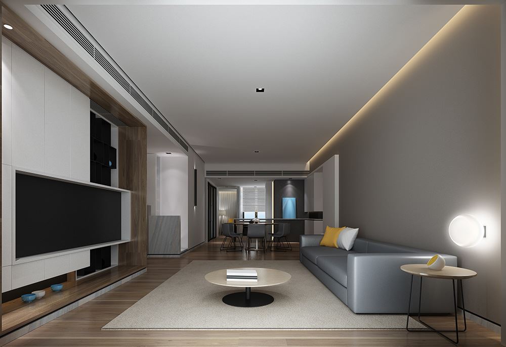 廣州市碧桂園御湖城輕奢風(fēng)格四居室裝修案例