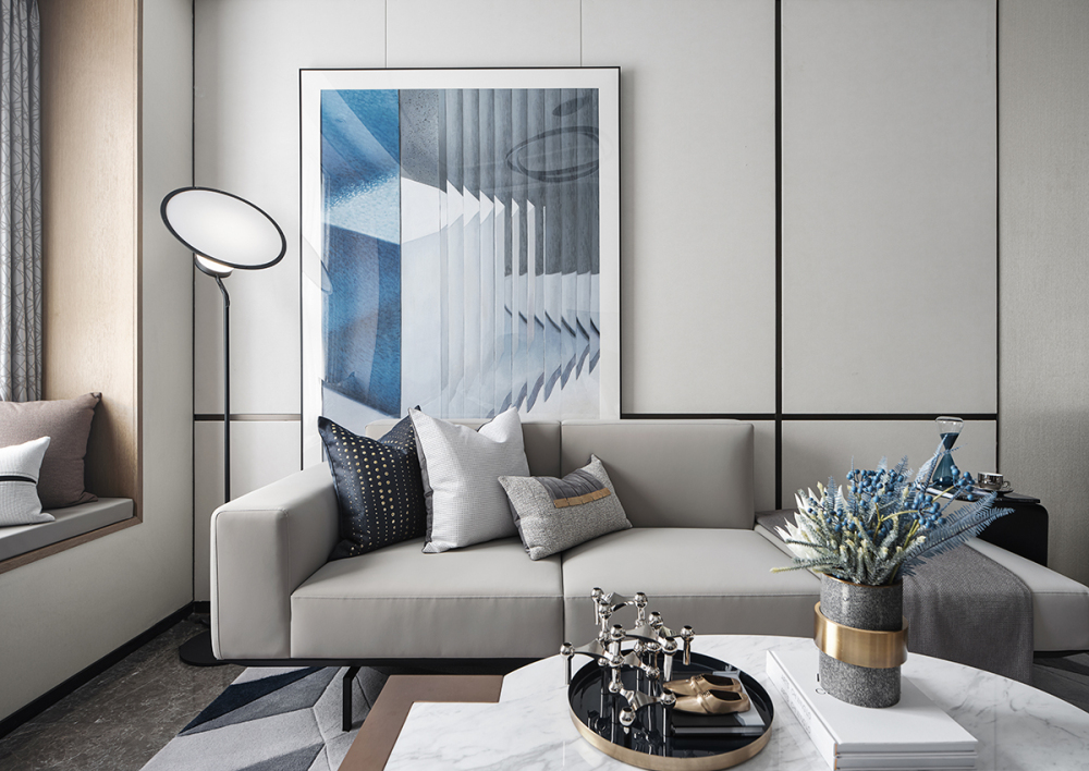 現代簡約風格室內設計家裝案例-客廳 現代簡約風格室內設計家裝案例-客廳