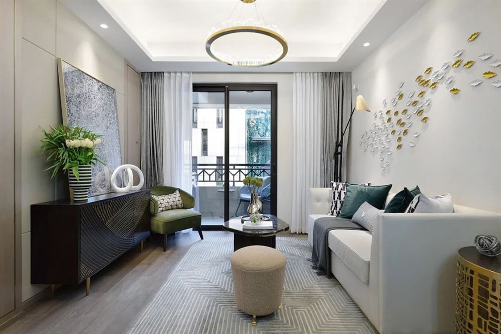 佛山市弘陽德商昕悅府現代簡約風格三居室裝修案例