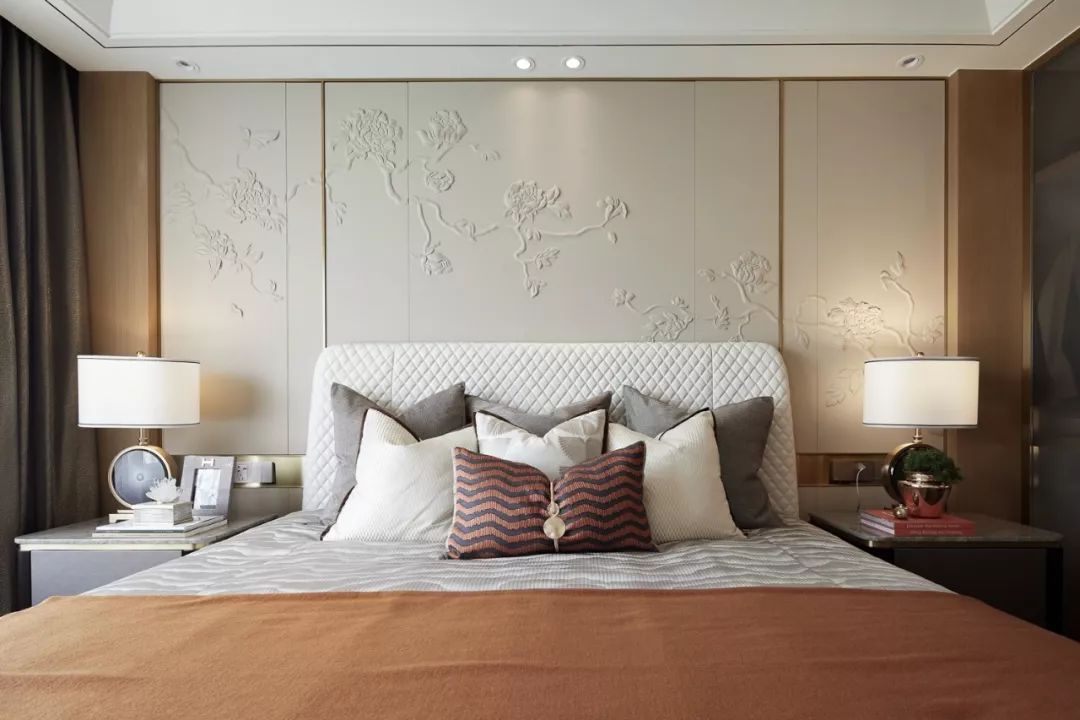 裝修案例新中式風(fēng)格室內(nèi)裝修效果圖-臥室 裝修案例新中式風(fēng)格室內(nèi)裝修效果圖-臥室