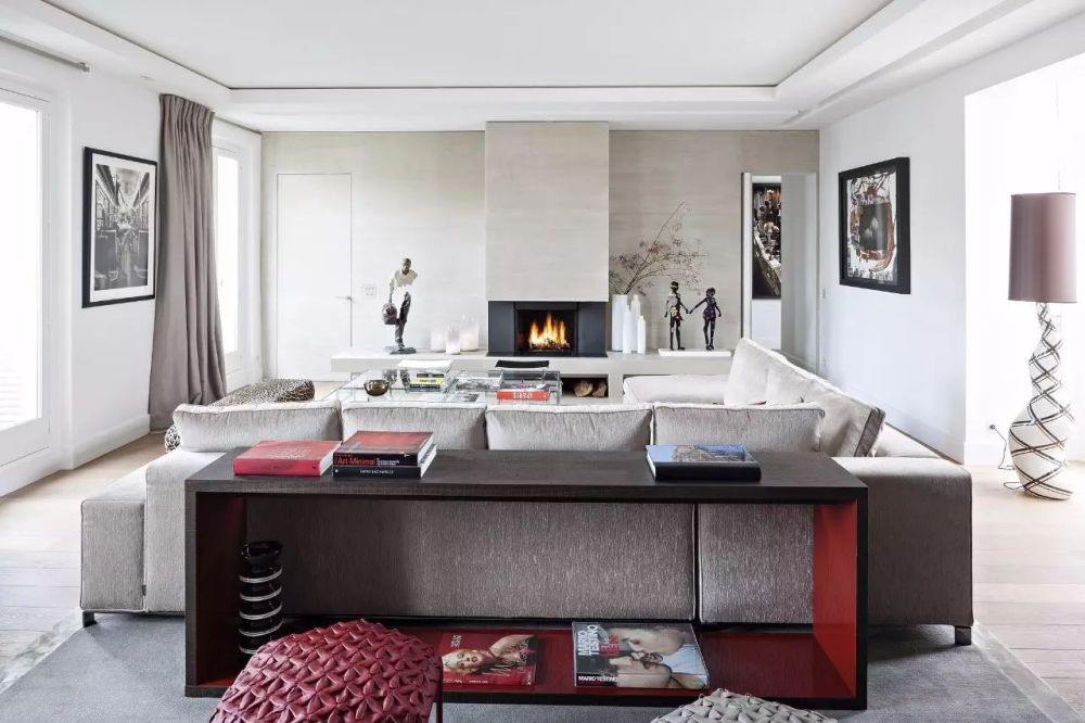 現代輕奢風格室內設計家裝案例-客廳 現代輕奢風格室內設計家裝案例-客廳