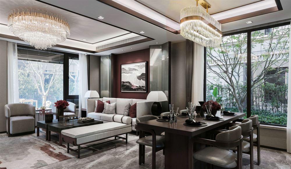 佛山市頤安·天璟名庭新中式風格別墅裝修案例