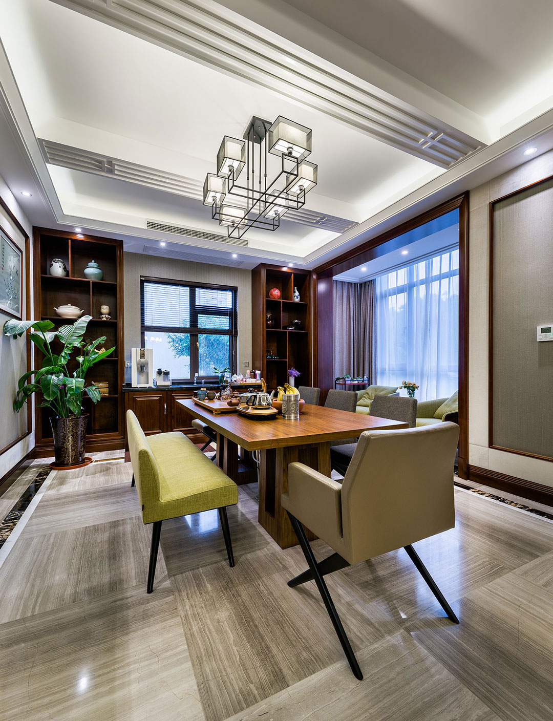 新中式風格室內設計家裝案例-餐廳 新中式風格室內設計家裝案例-餐廳