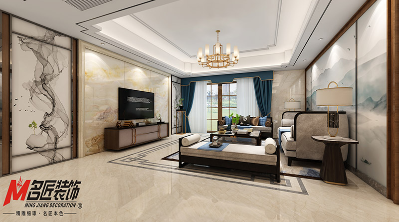 現代前衛風格室內裝修效果圖-寶德家園三居143平米-客廳 現代前衛風格室內裝修效果圖-寶德家園三居143平米-客廳