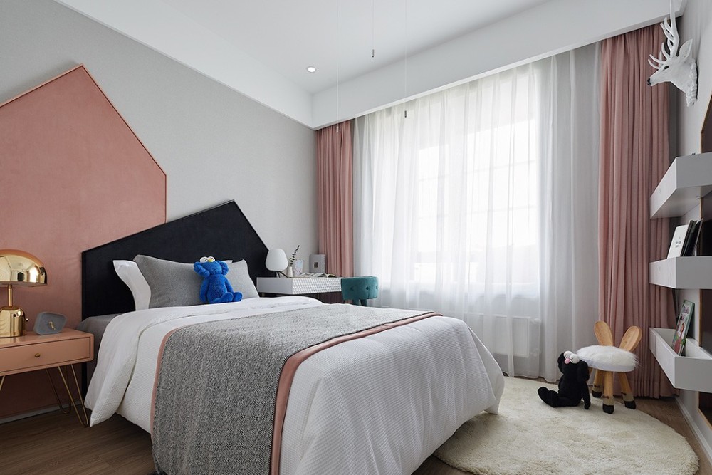 輕奢風格室內家裝案例效果圖-兒童房 輕奢風格室內家裝案例效果圖-兒童房