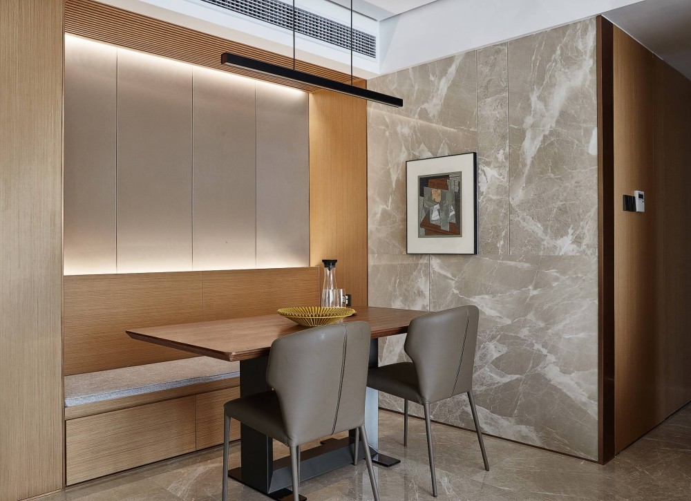 現代簡約風格室內家裝案例效果圖-餐廳 現代簡約風格室內家裝案例效果圖-餐廳