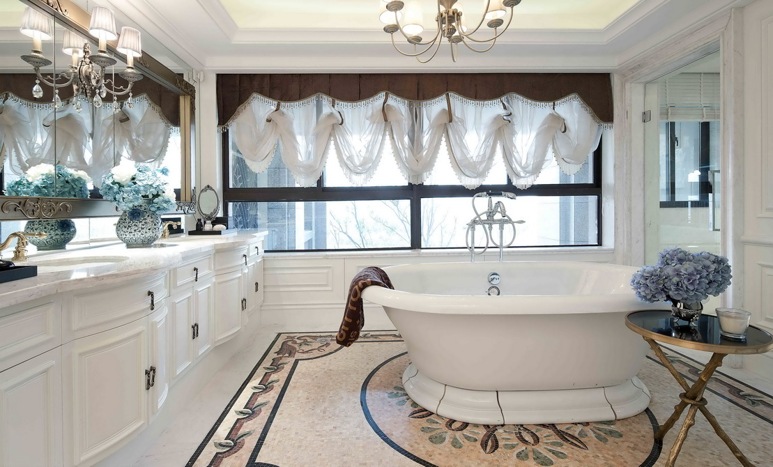 法式巴洛克風格室內設計家裝案例-衛生間 法式巴洛克風格室內設計家裝案例-衛生間