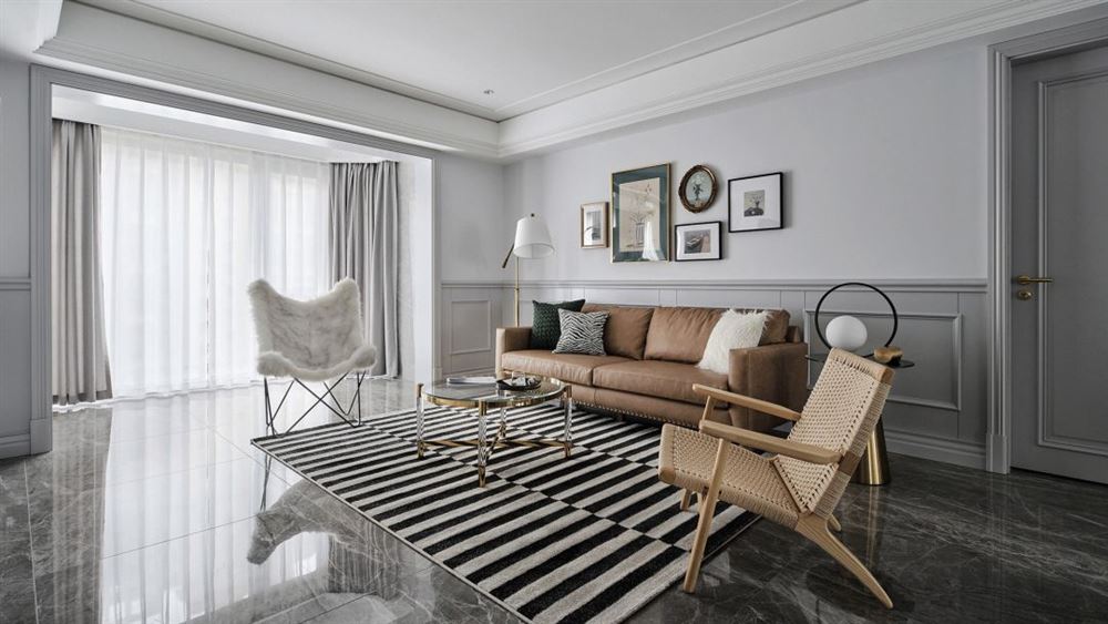 佛山市雅居樂·江畔明珠現代簡約風格四居室裝修案例