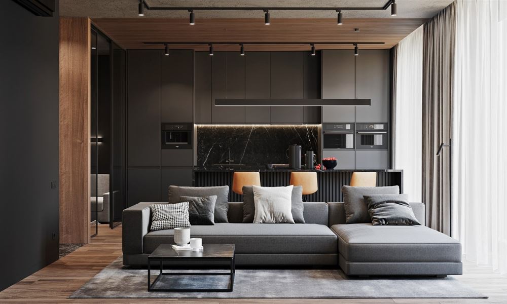 佛山市頤安·天璟名庭現代簡約風格四居室裝修案例