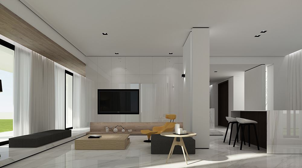 廣州市金碧世紀花園現代簡約風格別墅裝修案例