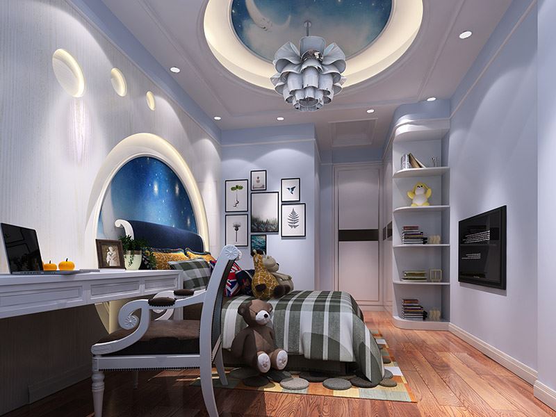 佛山市招商·悅府歐式風格三居室裝修案例