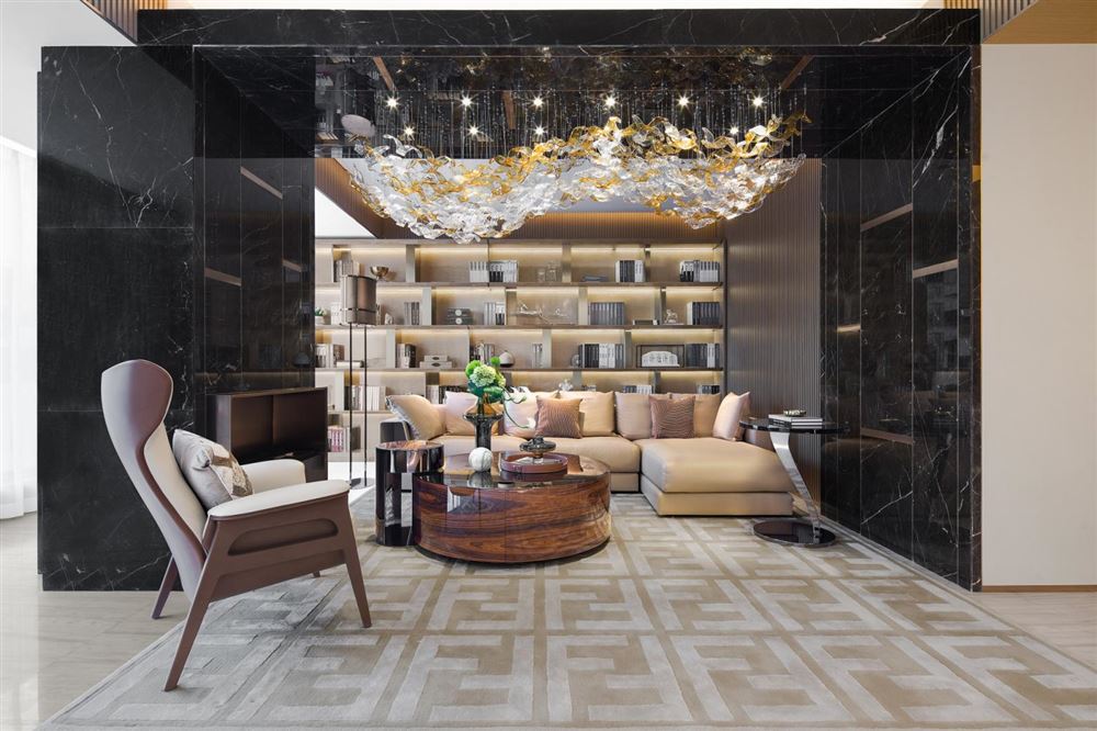 佛山市金茂綠島湖歐式風格四居室裝修案例