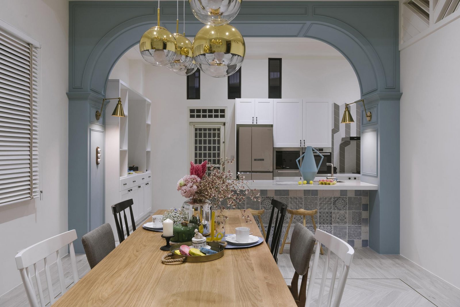 佛山裝修公司北歐風格室內裝修效果圖-餐廚廳 佛山裝修公司北歐風格室內裝修效果圖-餐廚廳