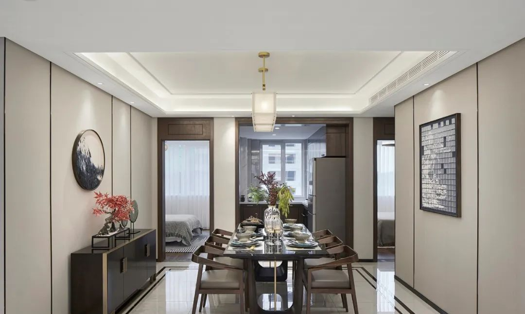 現代新中式風格室內設計家裝案例-餐廳 現代新中式風格室內設計家裝案例-餐廳