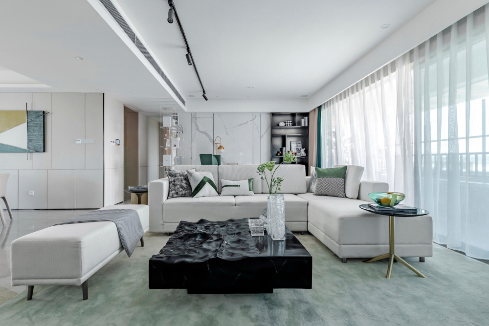 現(xiàn)代輕奢風(fēng)格室內(nèi)設(shè)計(jì)家裝案例-客廳 現(xiàn)代輕奢風(fēng)格室內(nèi)設(shè)計(jì)家裝案例-客廳