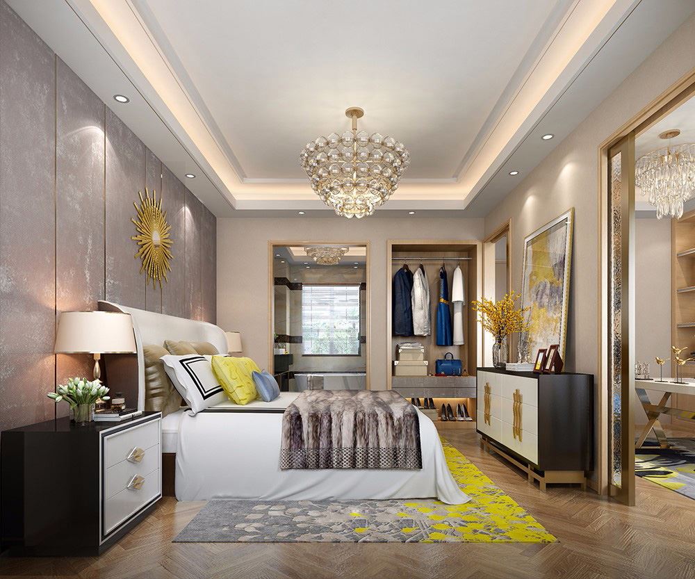 佛山市保利清能和府輕奢風格別墅裝修案例