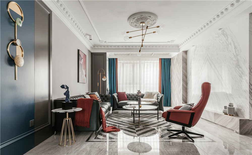現代高雅風格家裝設計室內裝修效果圖-客廳 現代高雅風格家裝設計室內裝修效果圖-客廳