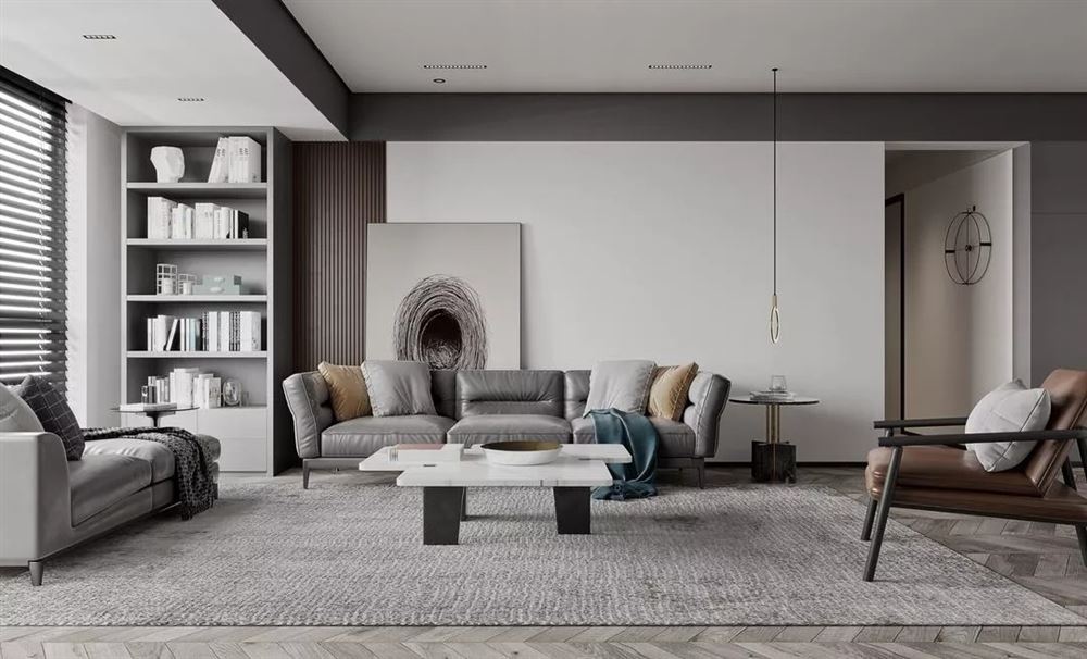 佛山市泰豐千璽灣現代簡約風格三居室裝修案例