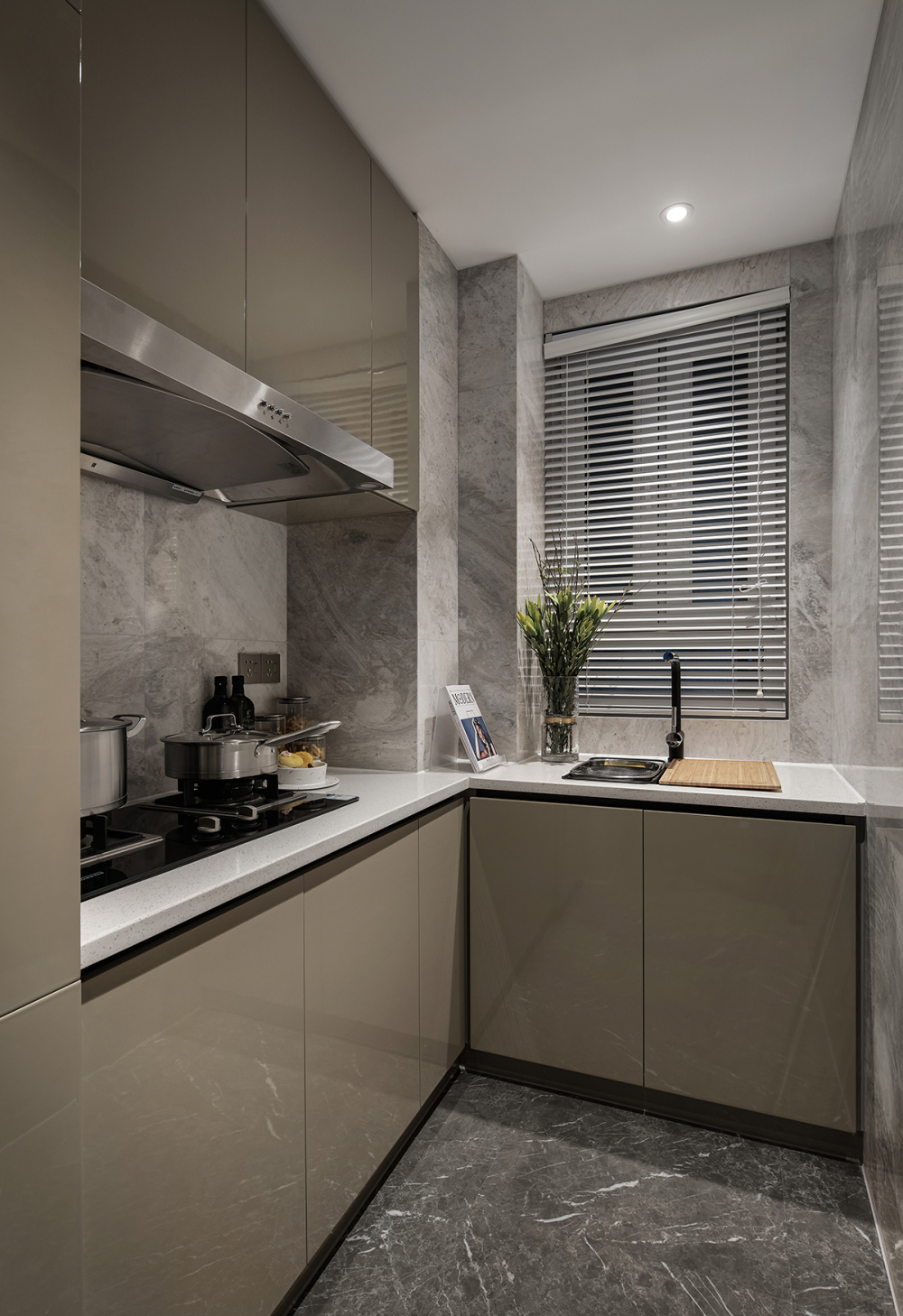現代簡約風格室內設計家裝案例-廚房 現代簡約風格室內設計家裝案例-廚房