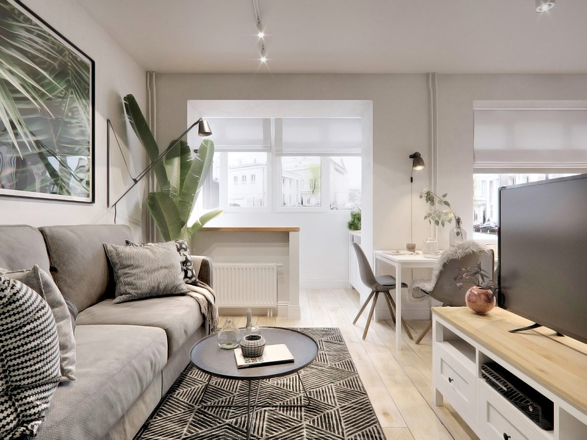 北歐簡約風格家裝設計室內裝修效果圖-客廳 北歐簡約風格家裝設計室內裝修效果圖-客廳